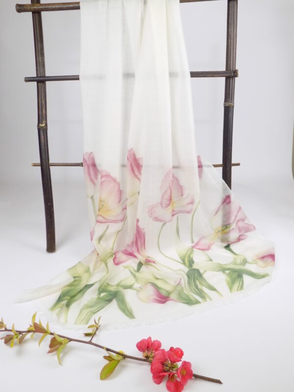 Voile de cachemire  Iris – Image 5